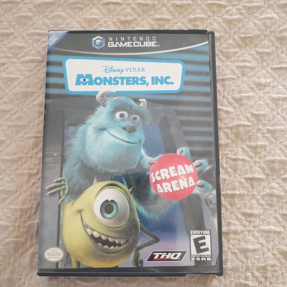 Nintendo GameCube Monsters, Inc. Scream Arena Video Game - Black